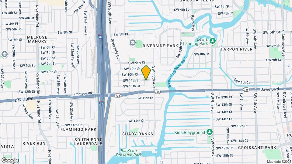 1103-1105 SW 15th Ter Map and Location Details