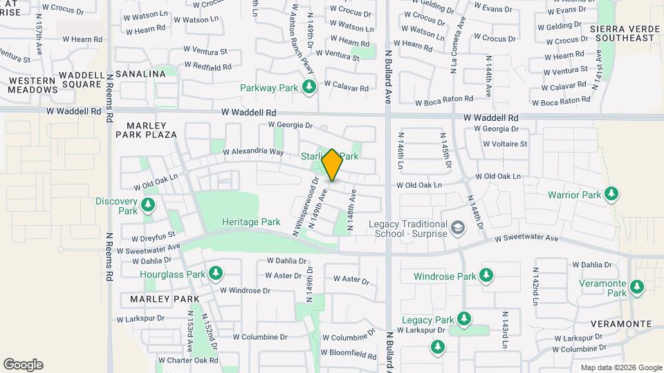 14862 W Pershing St Map and Location Details