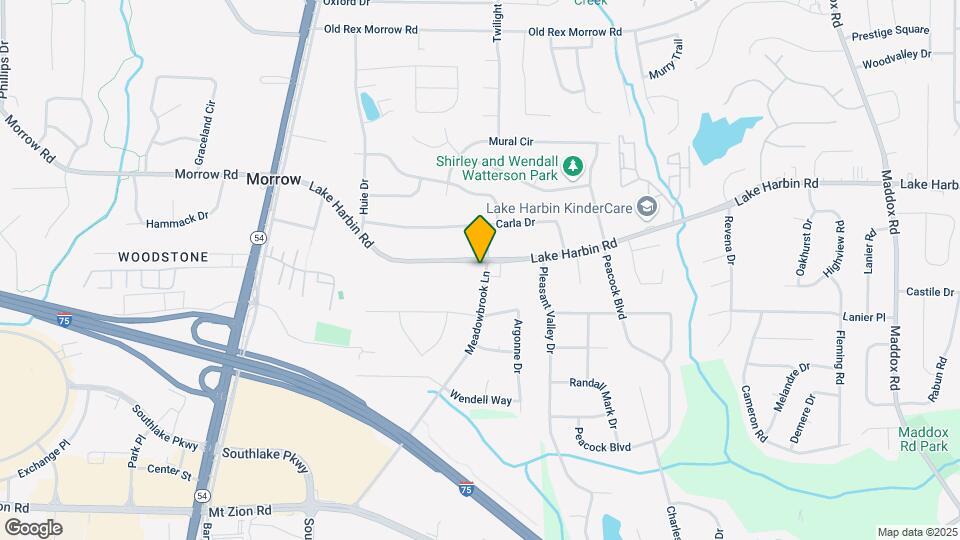6421 Meadowbrook Ln Map and Location Details