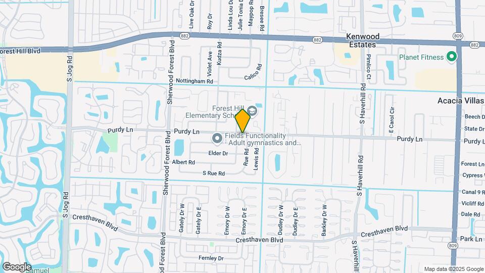 5624 Purdy Ln Map and Location Details