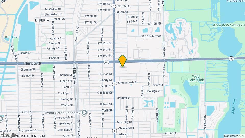 1723 Thomas St Map and Location Details