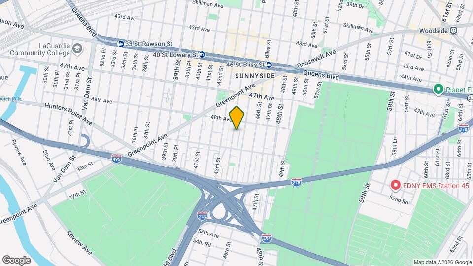 48-23 44th St Map and Location Details