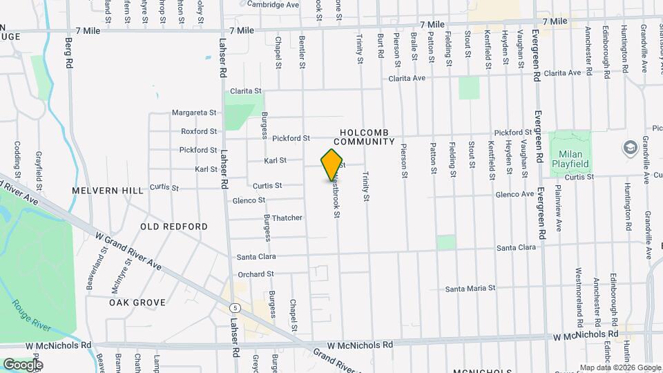 17721 Westbrook St Map and Location Details