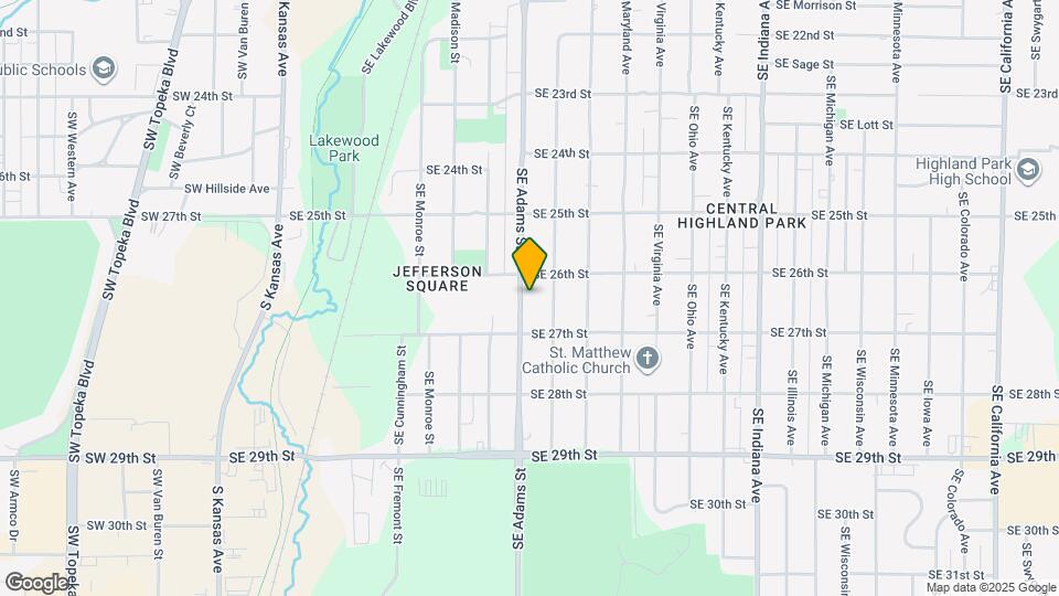 2618 SE Adams St Map and Location Details