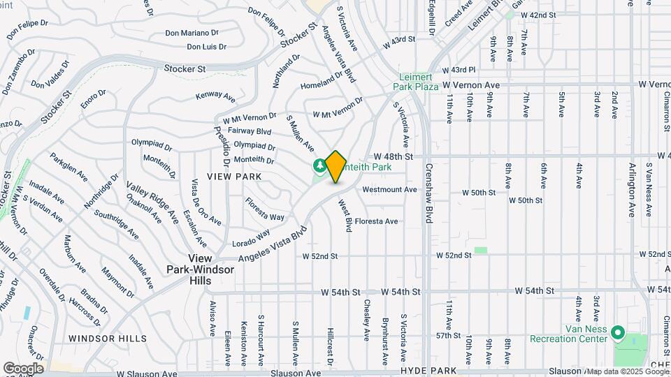 4925 Angeles Vista Blvd Map and Location Details