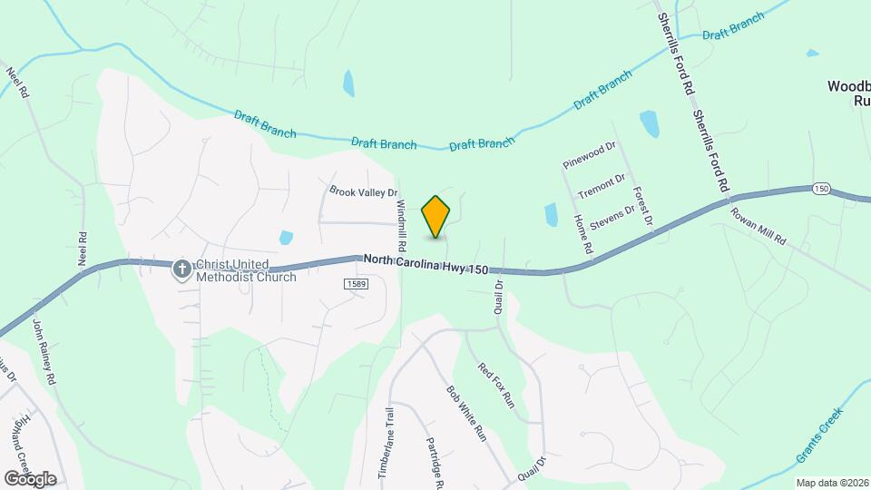 2708 Mooresville Rd Map and Location Details