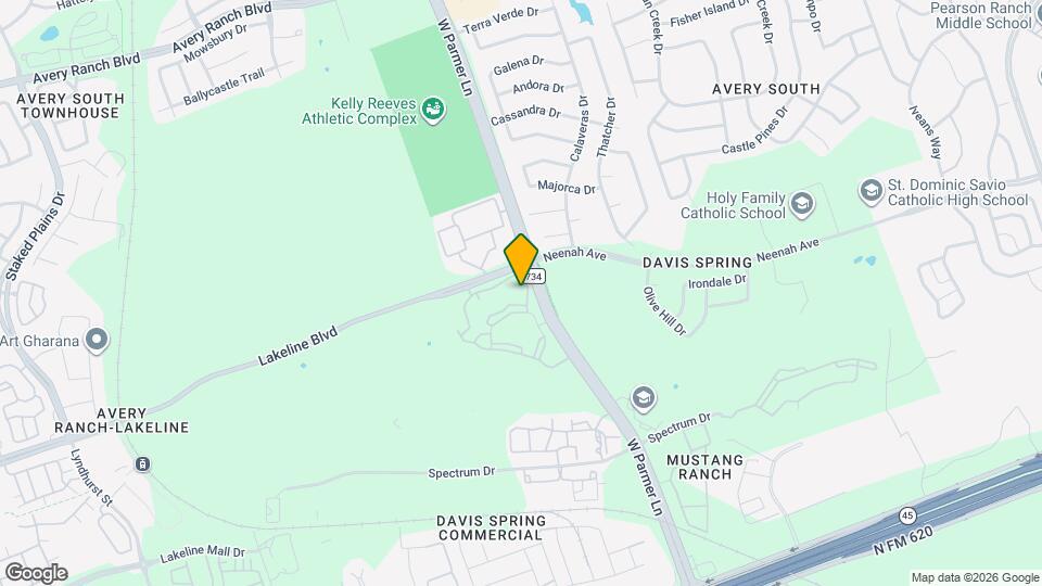 9801 W Parmer Ln, Unit 2326 Map and Location Details