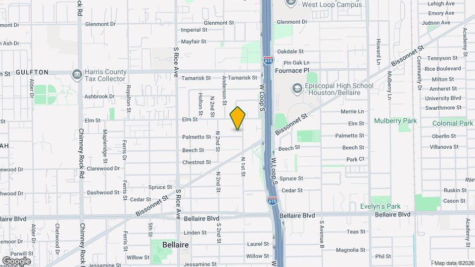 4808 Palmetto St Map and Location Details