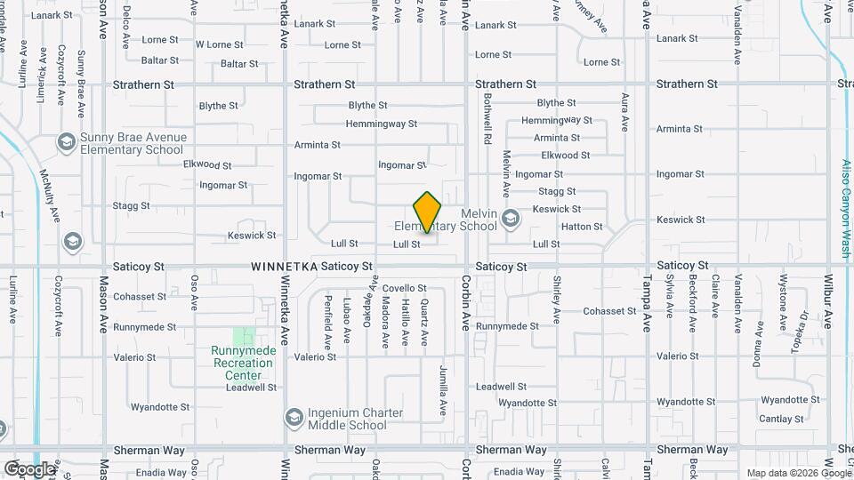 19745 Lull St Map and Location Details