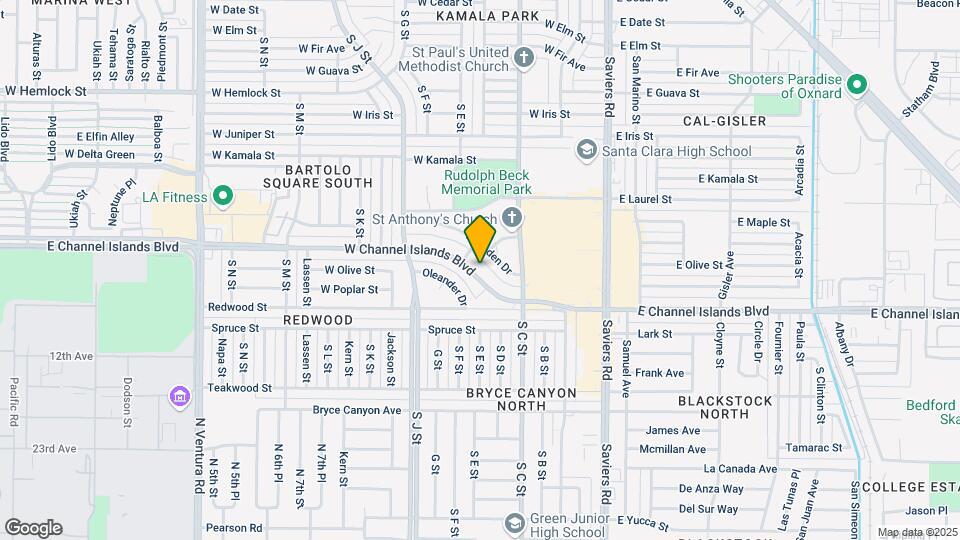 531 W Channel Islands Blvd Map and Location Details
