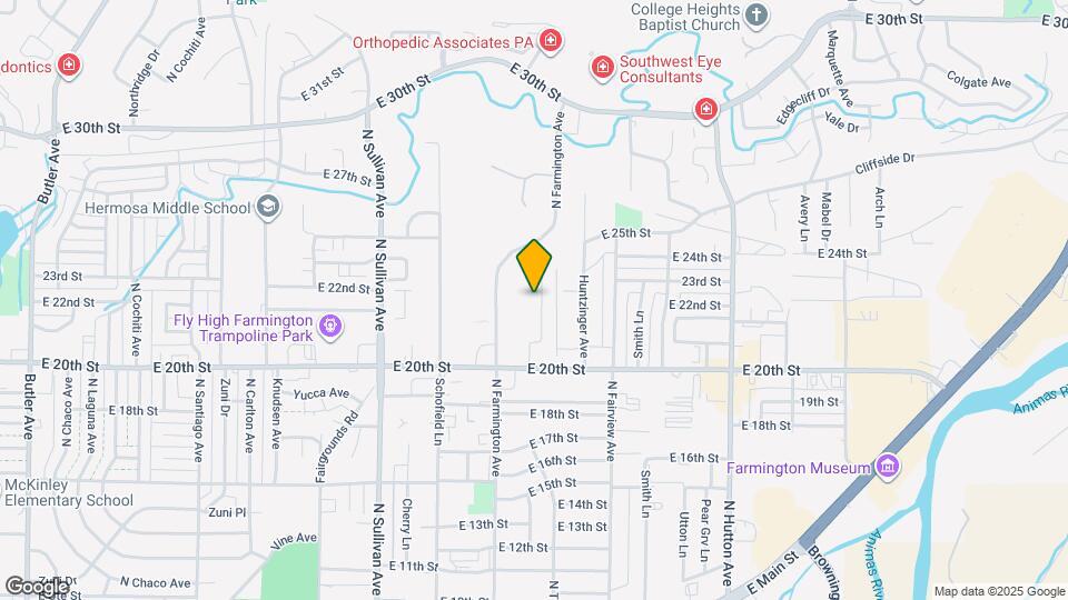 2107 N Tucker Ave Map and Location Details