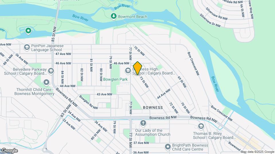 4615 73 St NW Map and Location Details