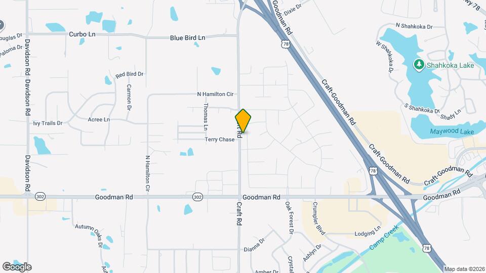 7287 Grove Park Rd Map and Location Details