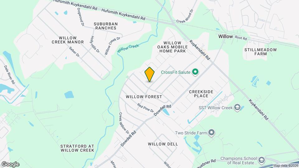 8322 Autumn Willow Dr Map and Location Details