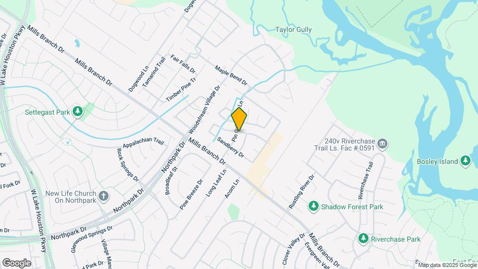 4614 Pin Oak Creek Ln Map and Location Details