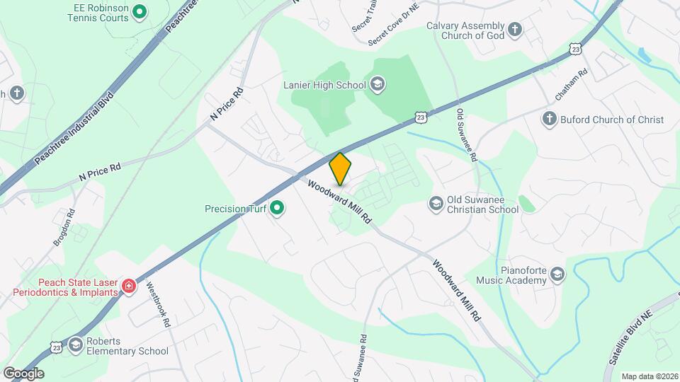 4271 Woodward Mill Rd Map and Location Details