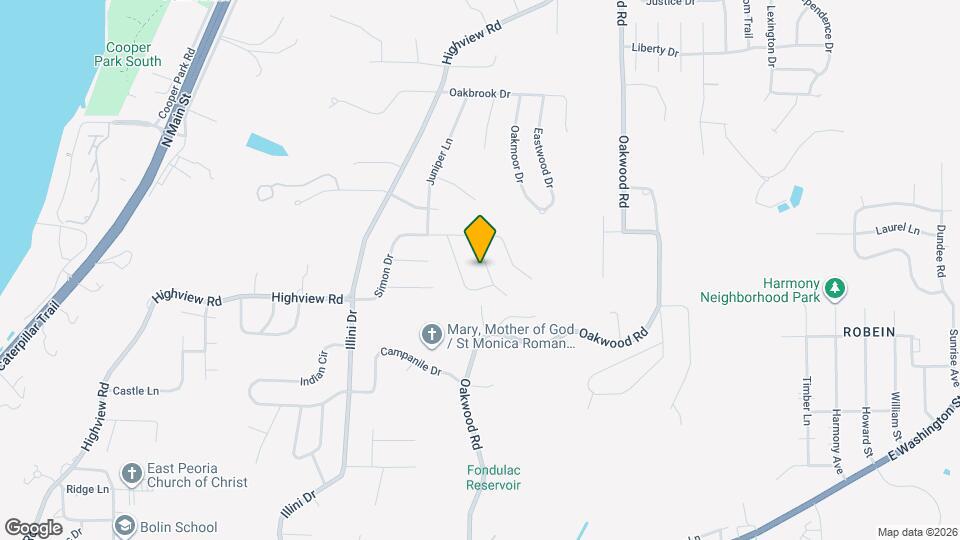 124 Kickapoo Dr Map and Location Details