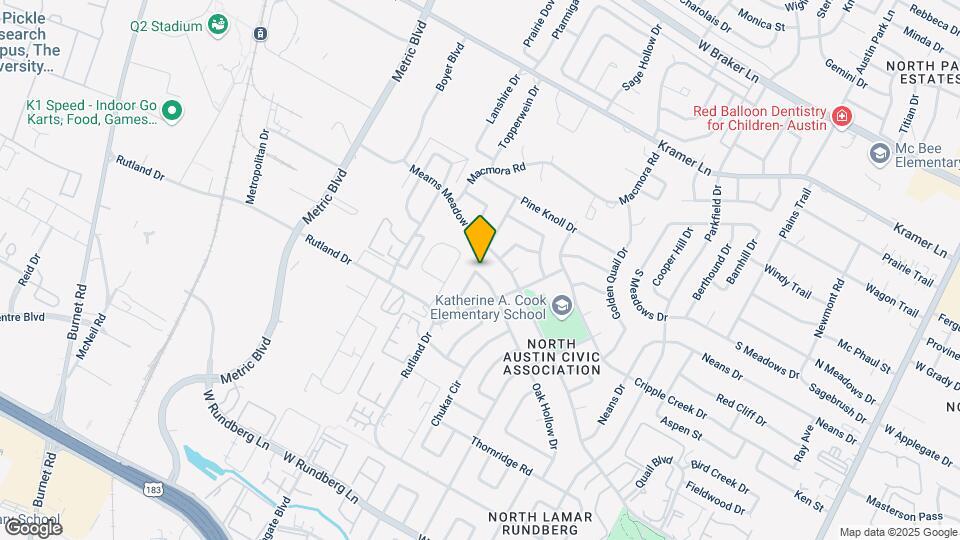 10221 Oak Hollow Dr Map and Location Details