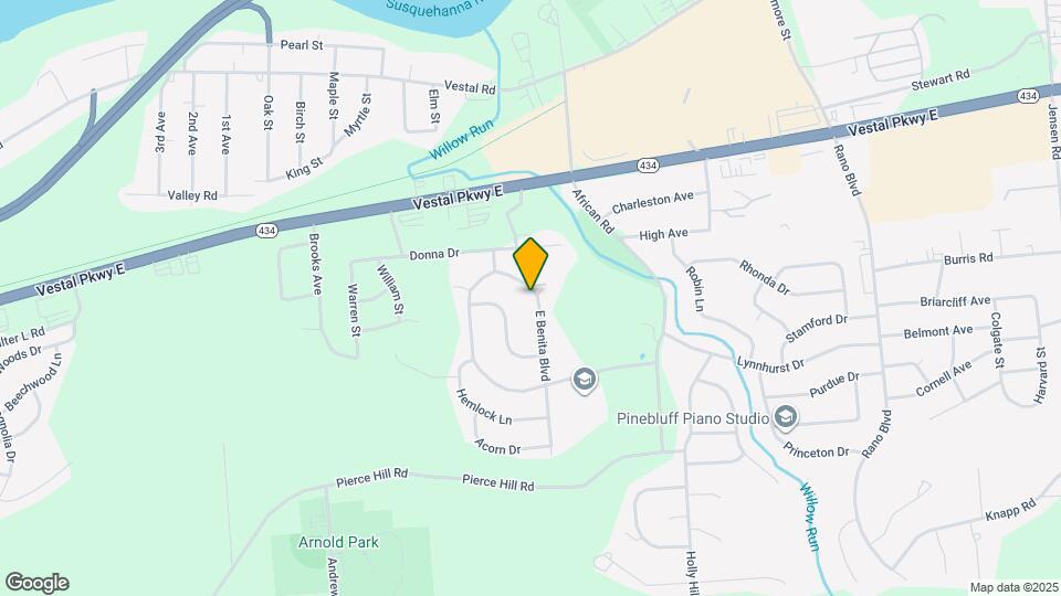 425 E Benita Blvd Map and Location Details