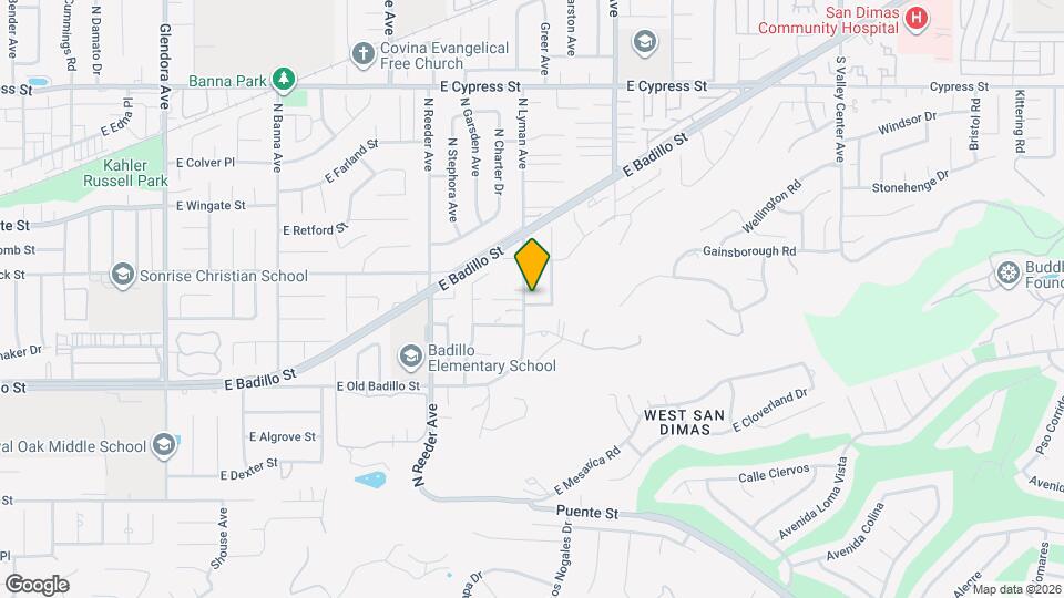 320 N Lyman Ave Map and Location Details