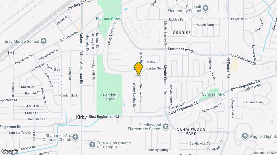 4139 Sunrise Pass Map and Location Details