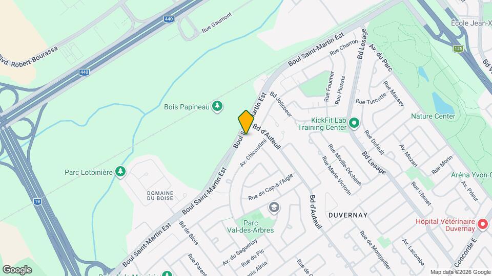 3230 Saint-Martin Boul E Map and Location Details