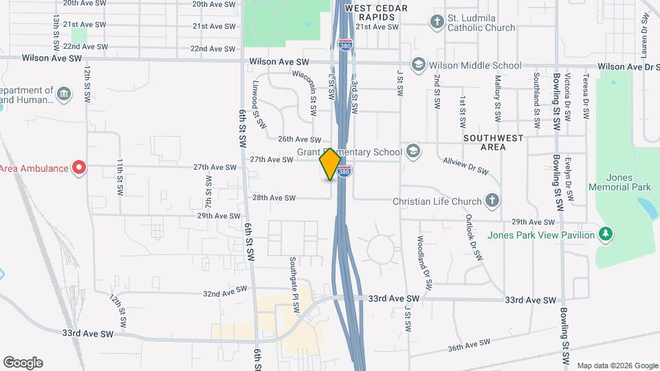 2740 L St SW, Unit B Map and Location Details