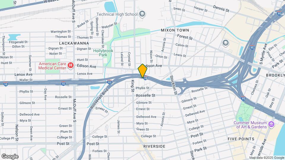 560 Broward St Map and Location Details