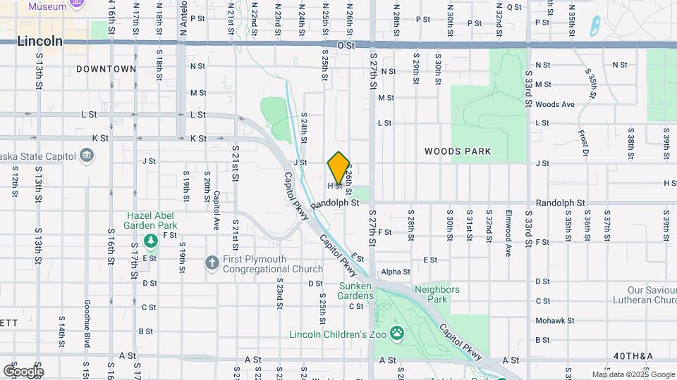 2527 H St Map and Location Details