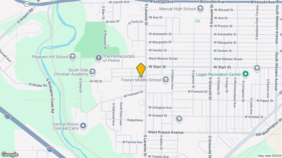 3112 W Latrobe St Map and Location Details