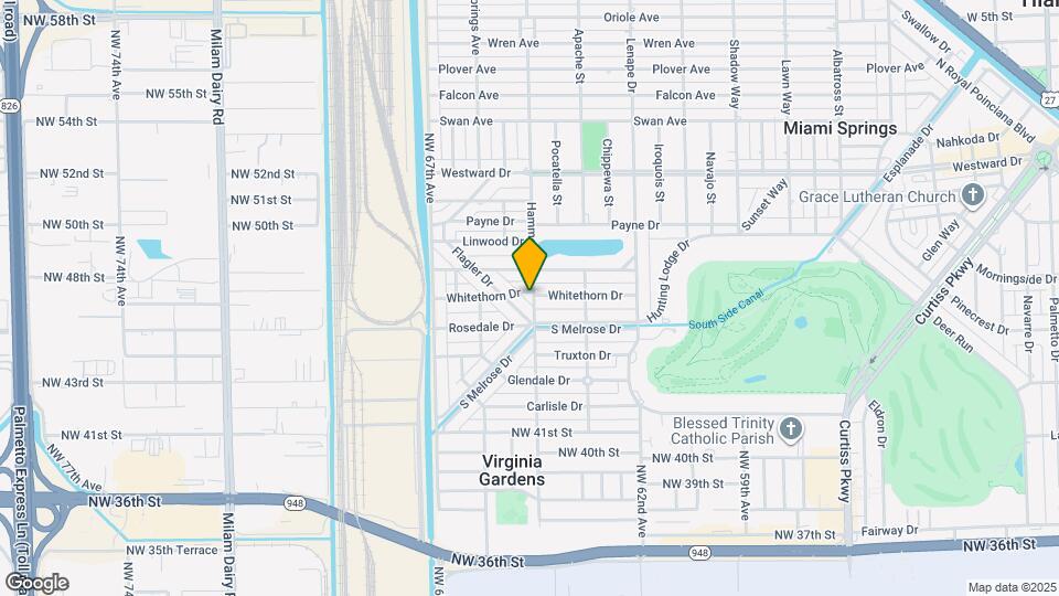 200 Whitethorn Dr Map and Location Details