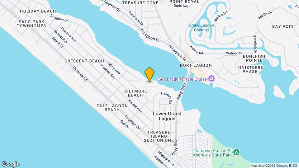 5403 S Lagoon Dr Map and Location Details