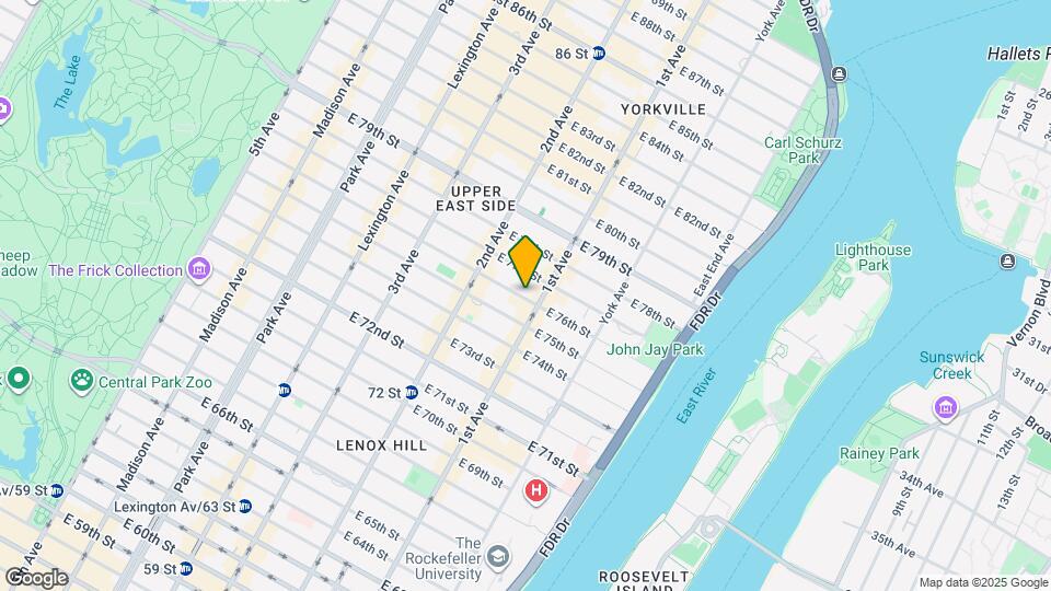 363 E 76th St Map and Location Details