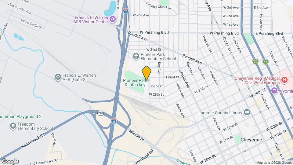 2912 Cribbon Ave Map and Location Details