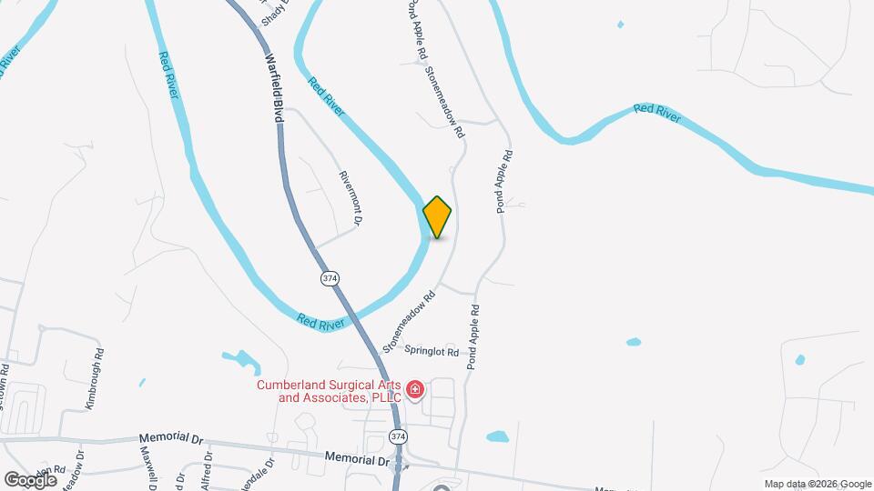 420 Stonemeadow Rd Map and Location Details