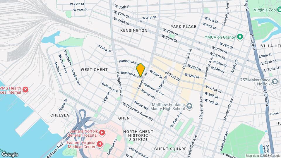 821 Brandon Ave, Unit #2 Map and Location Details