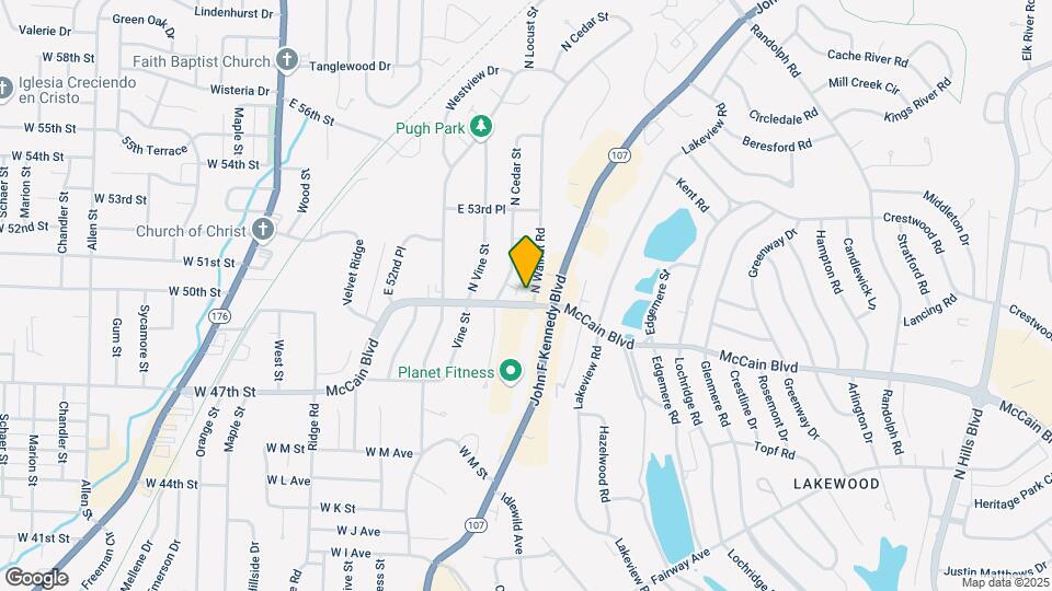 801 McCain Blvd Map and Location Details