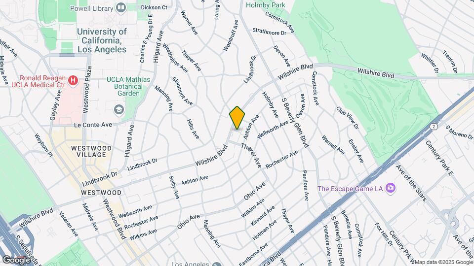 Wilshire Westwood Luxury Apartments Map and Location Details