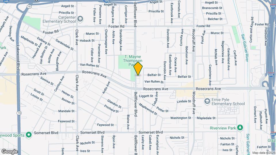 14118 Bellflower Blvd Map and Location Details