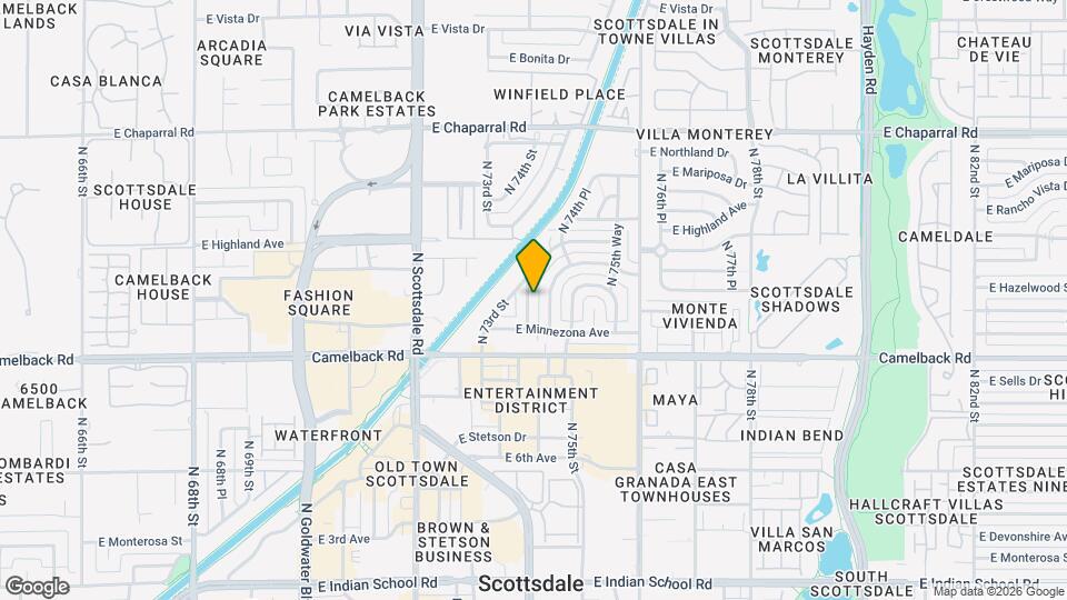 4607 N 74th St Map and Location Details