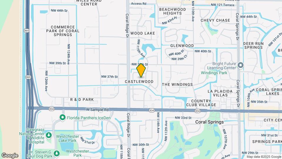 3711 NW 115th Way Map and Location Details