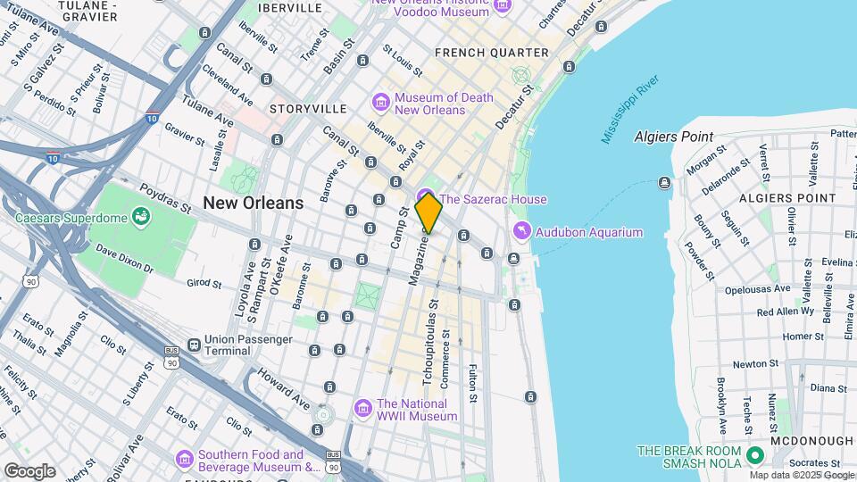 441 Gravier St Mapa y Detalles de la Ubicación