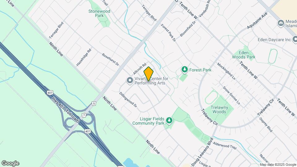 6798 Bansbridge Crescent Map and Location Details