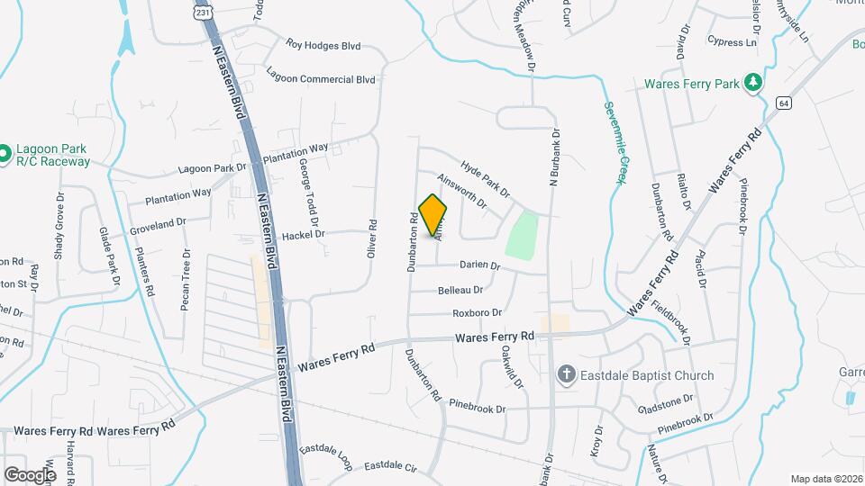 713 Amity Ln Map and Location Details