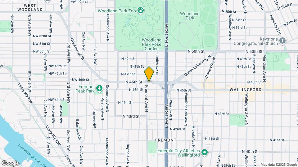 705 N 46th St Map and Location Details