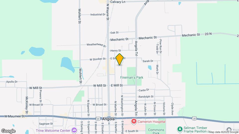 615 N Washington St, Unit 609 Mapa y Detalles de la Ubicación