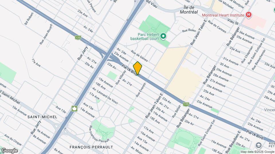 7434 Pie IX Boul Map and Location Details