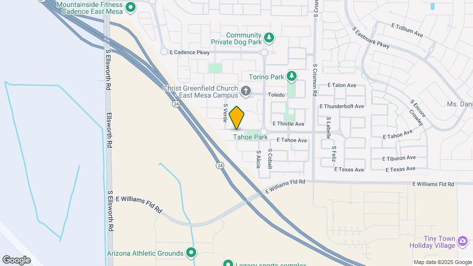 9711 E Twinkle Ave Map and Location Details