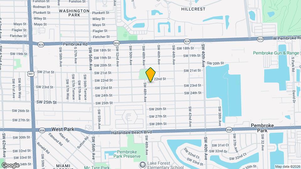 4711 SW 23rd St Map and Location Details
