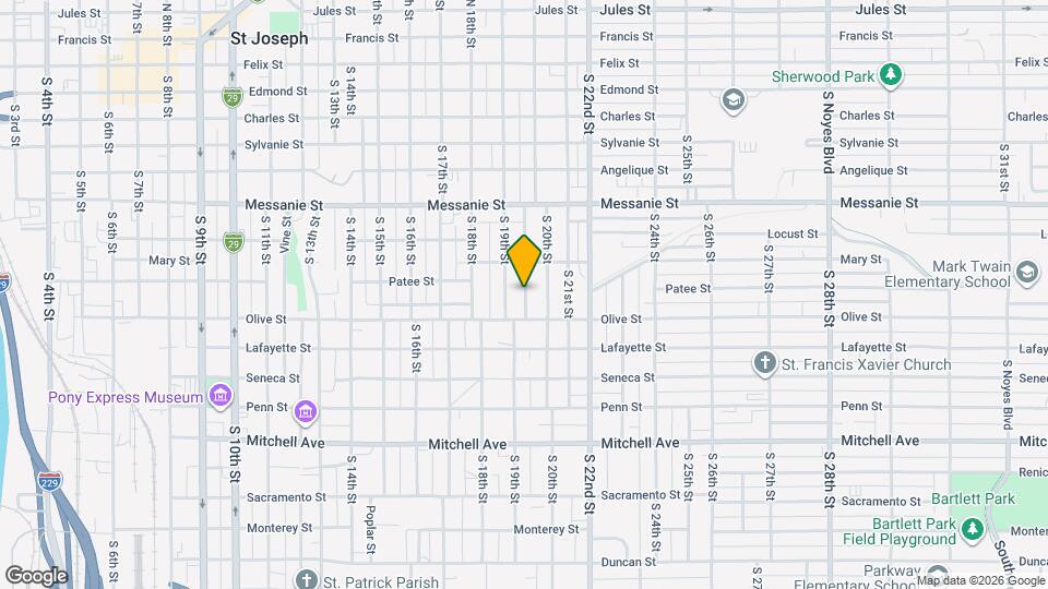 832 Warsaw Ave Map and Location Details